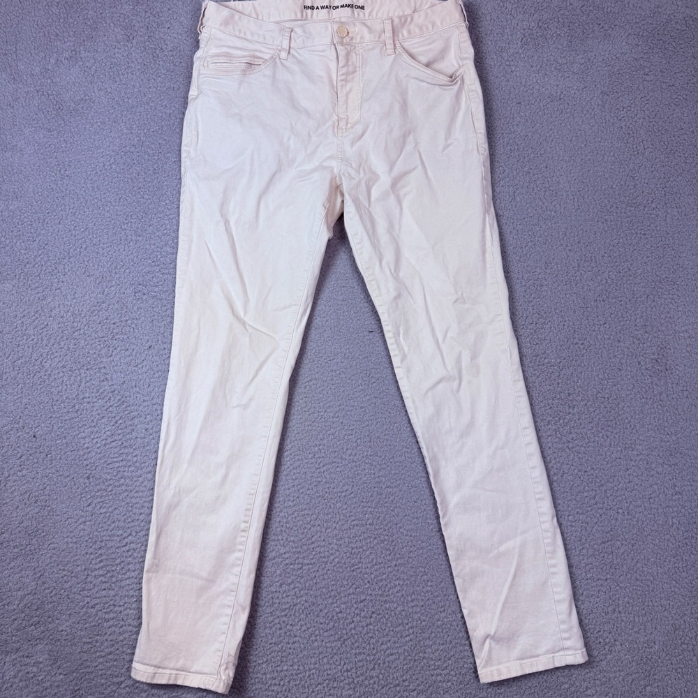 Rhone Commuter Five Pocket Pants Mens 34 Cream Off White Slim Straight Chino